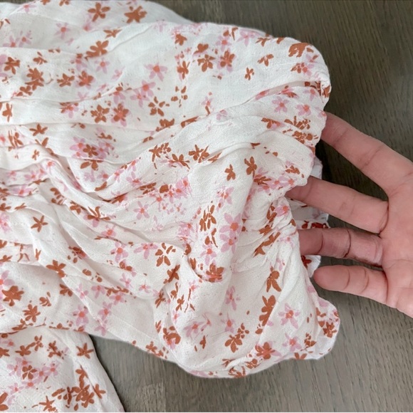 FREE PEOPLE Dessa Woven Floral Bodysuit S - Picture 9 of 12